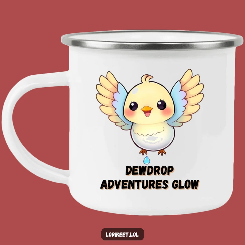 Funny Iridescent Bird Camping Mug: Durable Happy Catcher, Essential Funny Gift