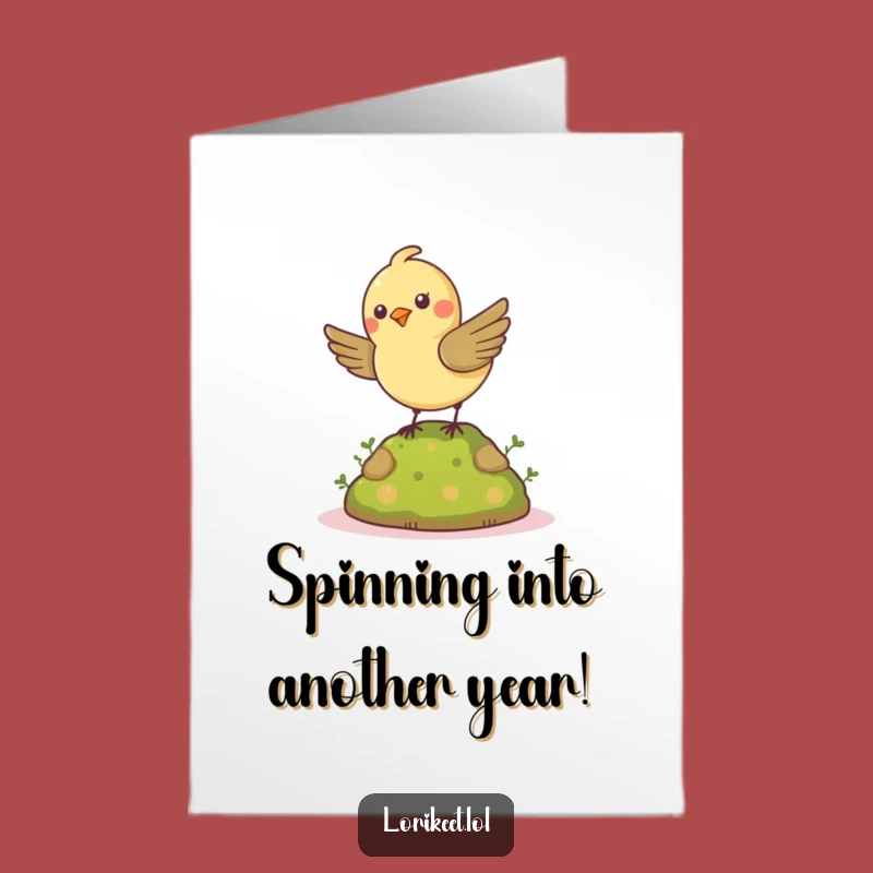 Free Printable Birthday Card: Spinning Bird Fun, Hilarious Downloadable Gift
