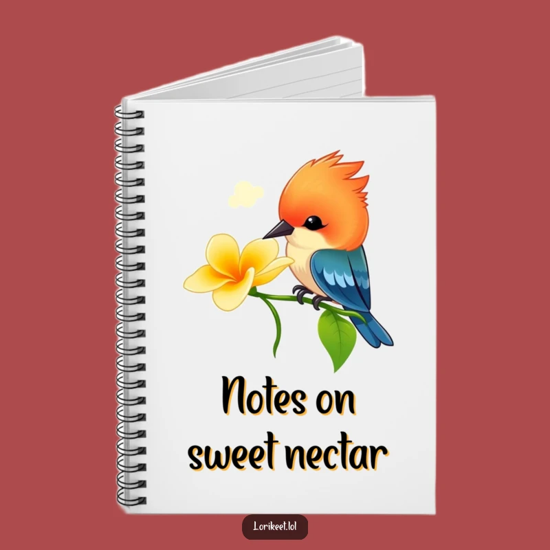 Funny Vibrant Bird Notebook: Playful Crested Bird Journal, Perfect Funny Gift