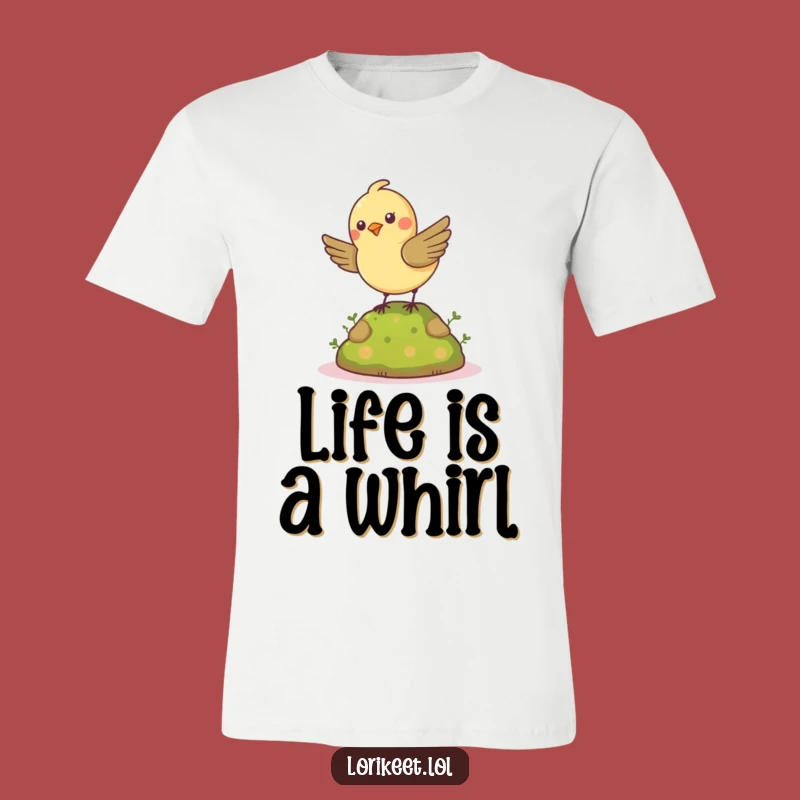 Funny Petite Bird T-Shirt: Energetic Spinner Style, Ideal Funny Gift